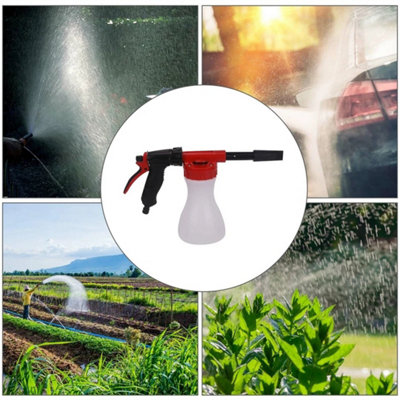 Snow Foam Car Wash Spray Gun Lance Uses Hose Pipe Multifunctional 900Ml Bottle from B&Q