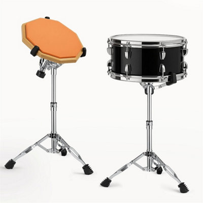 Adjustable Snare Drum Stand 46-62Cm For Drums Double Braced Tripod from B&Q