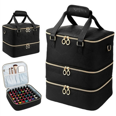 Nail Polish Organizer&nail Lamp Case Manicure Tools Carrying Case Storage Bag from B&Q