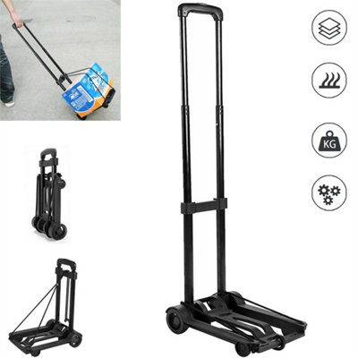 Heavy Duty Folding Lightweight Hand Sack Trolley Cart Wheel Truck Barrow 75Kg from B&Q