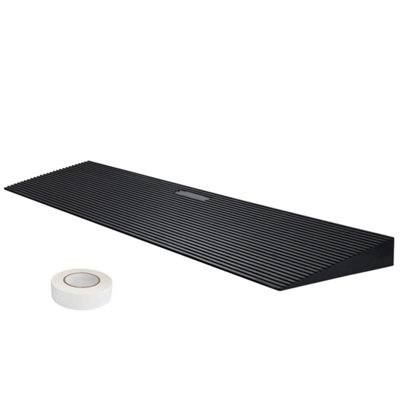 Cuttable Threshold Ramp Rubber Wheelchair Ramp Solid 1.2" Rise 35.4" Wide from B&Q