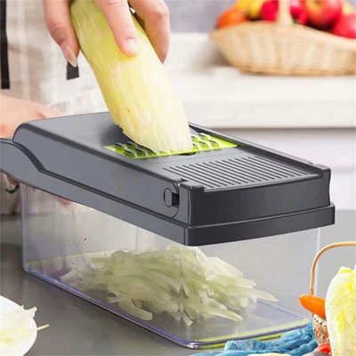 16 In 1 Vegetable Chopper Salad Fruit Mandolin Slicer Food Dicer Cutter Peeler from B&Q