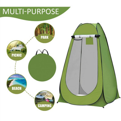 Green Portable Outdoor Pop Up Privacy Tent Camping Shower Toilet Changing Room Hiking