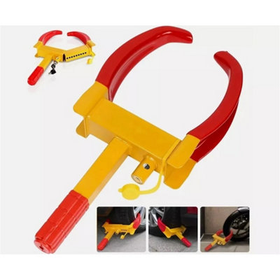 Heavy Duty Security Wheel Clamp Clamps Locks For Caravan Car Van Trailer Lock from B&Q