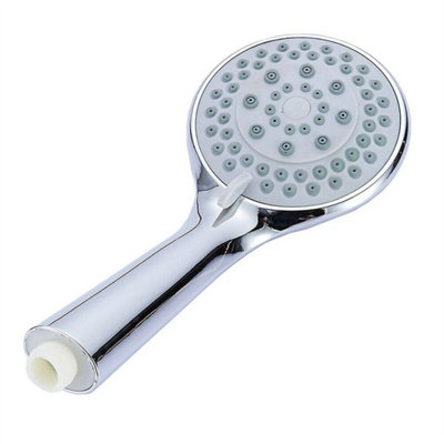 Bath High Pressure Shower Head 5 Mode Large Chrome Handset Heads Water Saving from B&Q