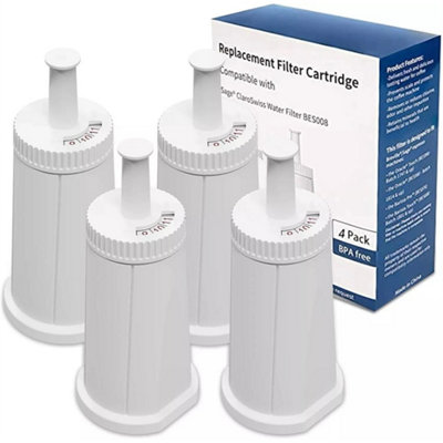 4 X Water Filter Cartridges For Sage Barista Espresso Coffee Machine Claro Swiss from B&Q