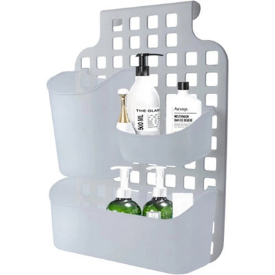 Shower Caddy Hook Cabinet Over Door Bathroom Basket Storage Hanging Organiser Uk from B&Q