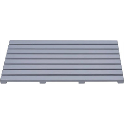Grey Bamboo Duckboard Bath Mat -Anti-Slip Slatted Shower Spa Bathroom Floor from B&Q