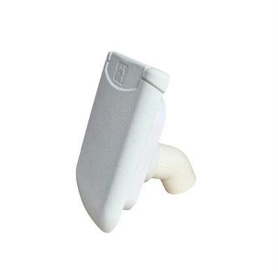  - Fresh Water Tank Locking Inlet Filler Cap White Lid Motorhome Campervan Caravan