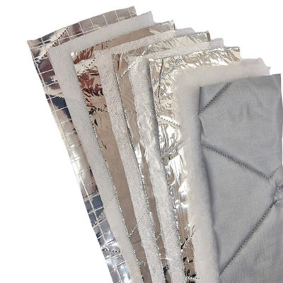 Internal Thermal Screen Material 9 Layers Quilted Blinds Campervan Cab Cover from B&Q
