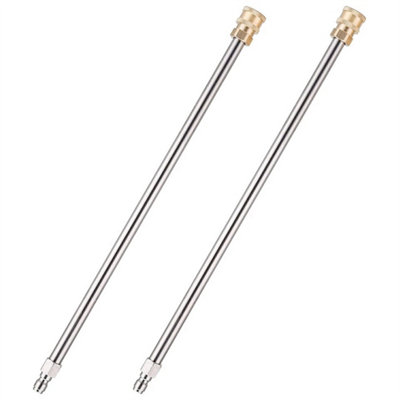 2X Extension Wand Rod Lance For High-Pressure Washer 1/4In Quick-Connect 4000Psi from B&Q