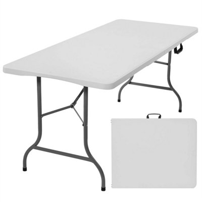 6Ft Folding Catering Trestle Camping Table Party Picnic Bbq Stall Garden. from B&Q