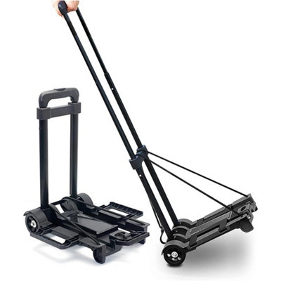 90Kg Heavy Duty Folding Lightweight Hand Sack Trolley Cart Wheel Truck Barrow from B&Q
