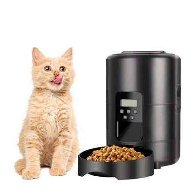 Smart Automatic Timed Pet Feeder Cat Dog Slow Food Machine Auto Dispenser Bowl from B&Q