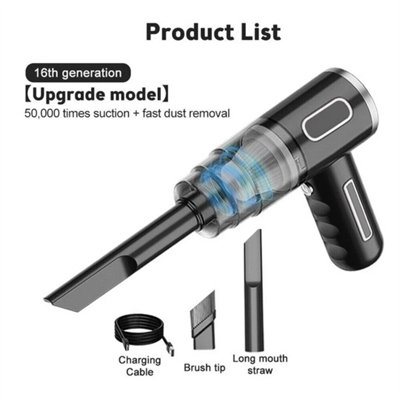 29000Pa Cordless Handheld Vacuum Cleaner Mini Portable Car Auto Home Wireless from B&Q