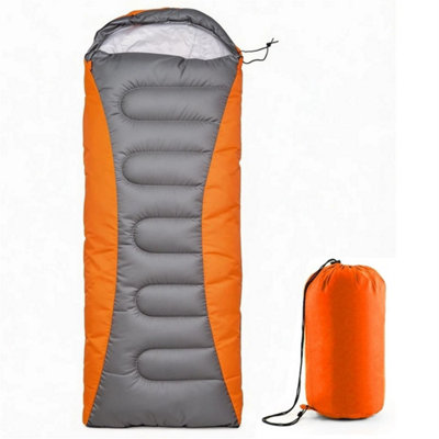 4 Season Single Sleeping Bag Waterproof Outdoor Camping Hiking Envelope Zip Bags from B&Q