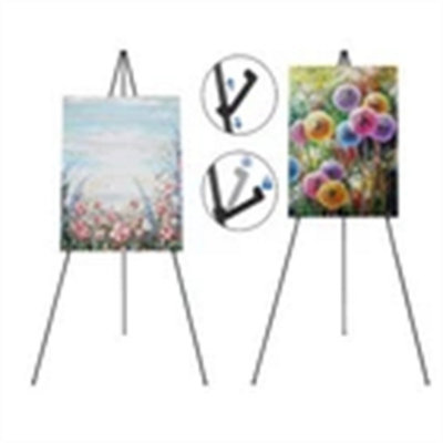 Adjustable Metal Sketch Easel Stand Foldable Travel Easel Portable Tripod Stand from B&Q