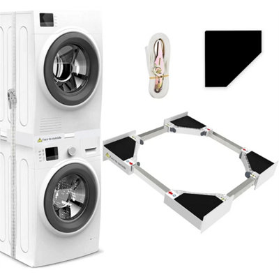  - Washing Machine&dryer Universal Stacking Shelf Kit Adjustable Stacking Frame Kit