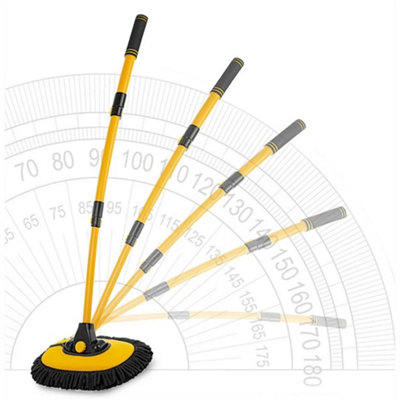  - Telescopic Car Wash Mop Adjustable Long Handle Brush Vehicle Cleaning Tool Kit