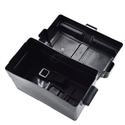 Leisure Battery Box Large With Straps Caravan Camper Boat Motorhome Black New from B&Q