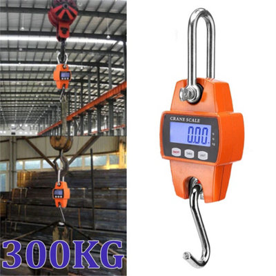 Mini Crane Scale Weight 300Kg Heavy Duty Hanging Hook Scales Portable Scale from B&Q