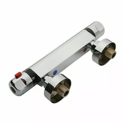 Thermostatic Exposed Bar Shower Mixer Valve Tap from B&Q