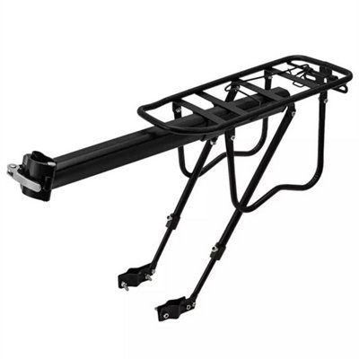Rear Bicycle Pannier Rack Carrier Bag Luggage Cycle Mountain Bike Max Load 65Kg from B&Q