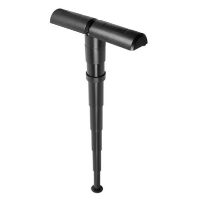 Portable Walking Stick Chair Seat Telescopic Folding Stool Cane Hiking Rest from B&Q