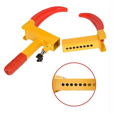 Heavy Duty Security Wheel Clamp Clamps Locks For Caravan Car Van Trailer Lock from B&Q