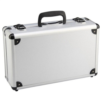 Large Aluminium Hard Flight Case Lockable Tool Camera Gun Storage Carry Box from B&Q