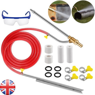 5000Psi Pressure Washer Sandblasting Kit Wet Abrasive Sand Blaster Attachment from B&Q