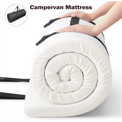Campervan Mattress Pop Top Elevating Roof Bed Premium Memory Foam Topper 50mm from B&Q