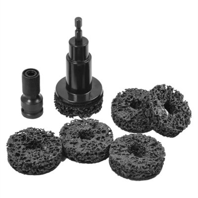 Automotive Hub Shaft And Brake Disc Rust Cleaner 7Pcs Tool Set For Maintenance from B&Q