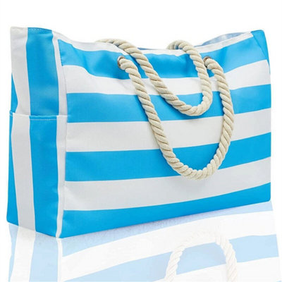 B&Q Beach Waterproof Bags For Women Tote Bag Extra Large With Zip For Travel Swim
