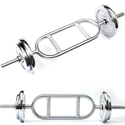 Heavy Duty Fitness Grip Weight Lifting Bar Triceps Bicep Hammer Curl Dumbbells from B&Q