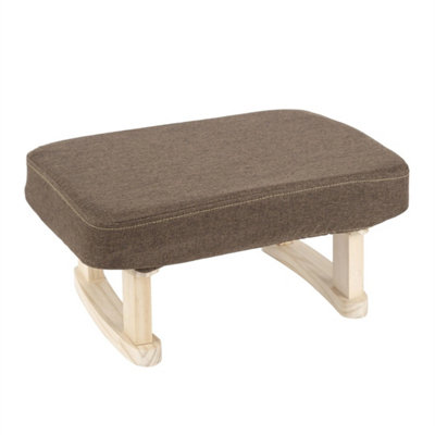 Wooden Ottoman Footstool Footrest Change Shoes Stool Sofa Stool For Living Room from B&Q