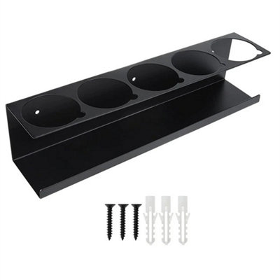 Carbon Steel Spray Bottle Holder  Can Storage Rack Wallmounted Van Garage from B&Q