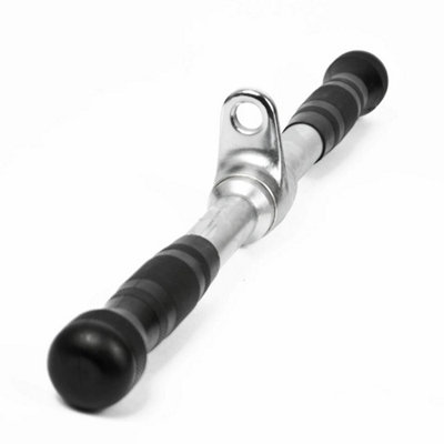 Revolving Straight Bar Cable Attachment Rubber Grip Row Exercise Rowing Machines from B&Q