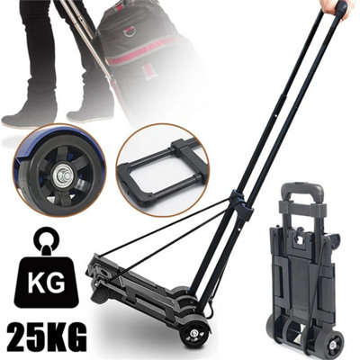 90Kg Heavy Duty Folding Lightweight Hand Sack Trolley Cart Wheel Truck Barrow from B&Q