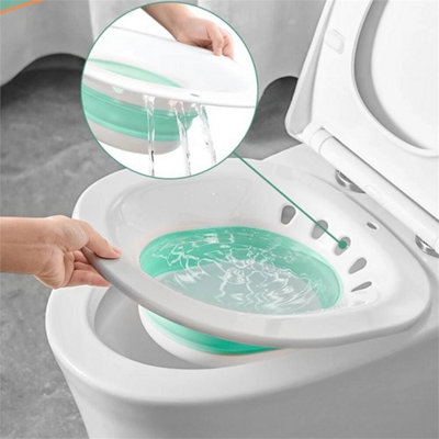 Bidet Bathtub Bath Basin Sitz Bath Bowl Collapsible Wash Bin Bidet Portable New from B&Q