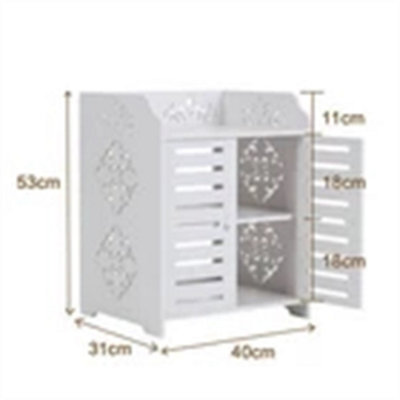 3 Tiers- Wooden Shoe Rack Storage Shelf Unit Cabinet Organiser Footwear Stand from B&Q