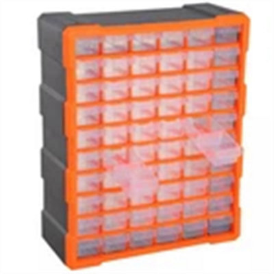 60 Drawers-Multi Drawer Small Parts Storage Cabinet Unit Organiser Garage Tool Box from B&Q