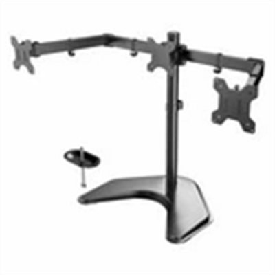  - Triple Monitor Desk Stand 3 X Lcd Adjustable Arm Mount 13-27" Screen Bracket