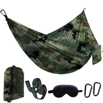 Camouflage Portable Outdoor Camping Hammock Hanging Bed For Hiking Hammock Swing Hanging from B&Q