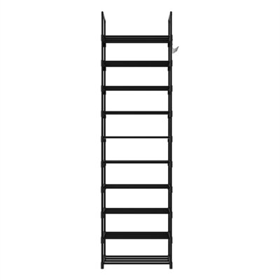  - 10Tier Narrow Shoe Rack Shoe Shelf Vertical Tall Slim Footwear Storage Organizer