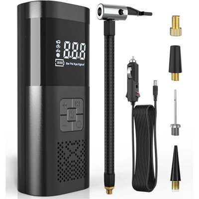 150 Psi Tyre Inflator Pump Cordless Rechargeable 8000Mah Car  Pump from B&Q