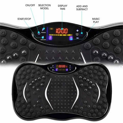 Power Vibration Plate Vibrating Machine Platform Exercise Shaker Massager from B&Q