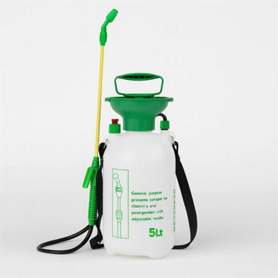 5L Garden Pressure Sprayer Pump Bottle High Pressure Spray For Weed Killer from B&Q