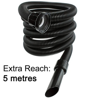  - 5M Hose For Numatic Henry Vacuum Cleaner Extra Long Pipe 5 Metres 32mm