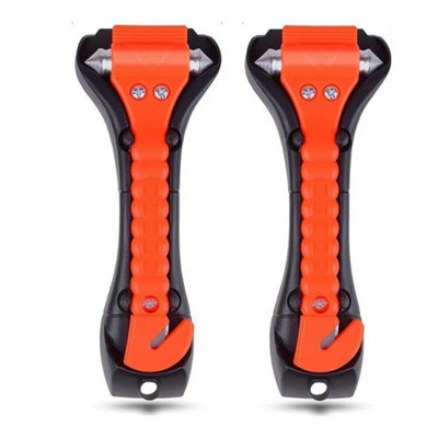 4X Emergency Car Safety Escape Hammer Seatbelt Cutter Tool Window Glass Breaker